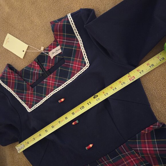 NWT Miss Patina London Glamis Dress Tartan Plaid Size US 6 Med Academia Heritage - Picture 15 of 16